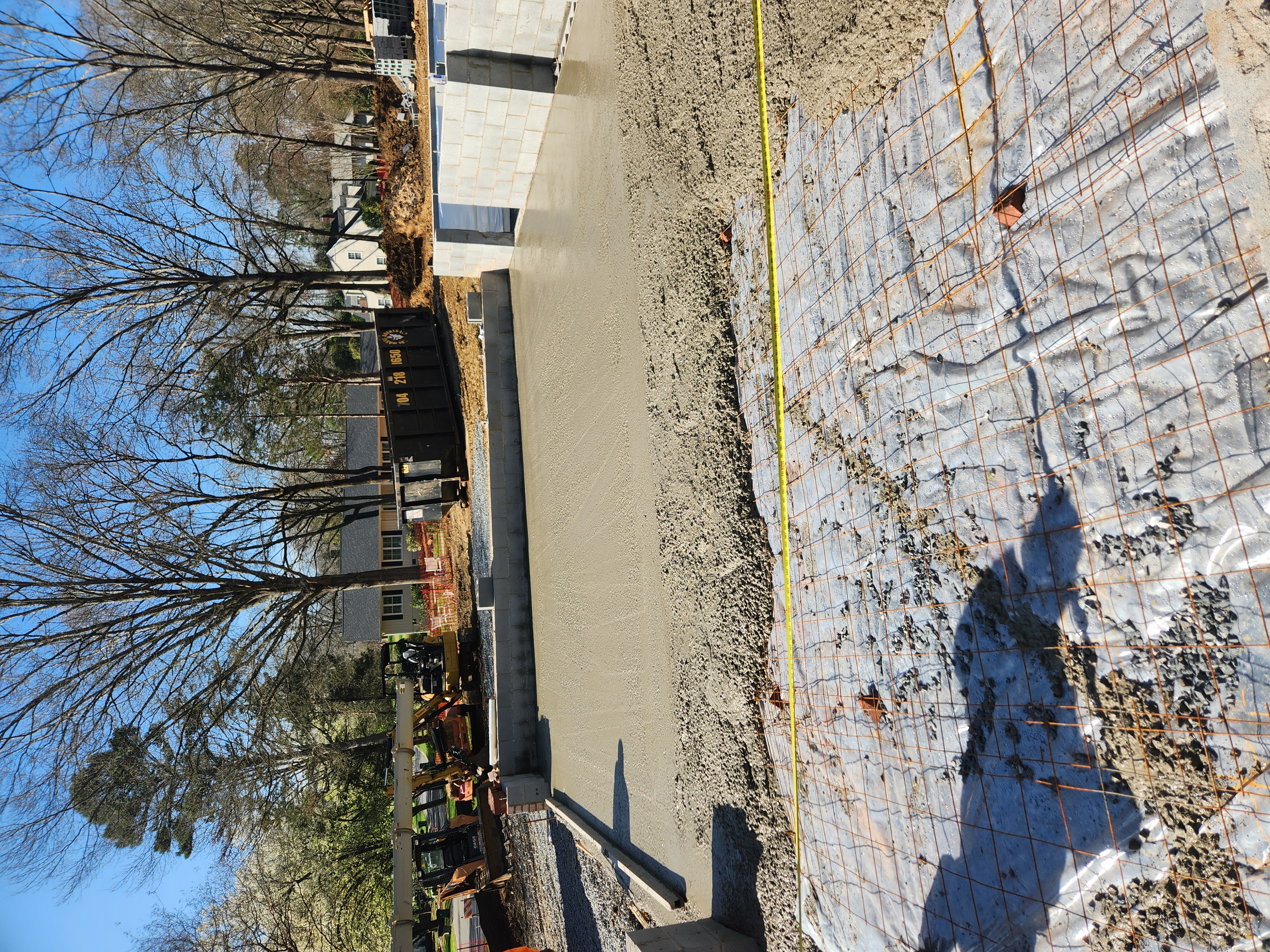 Concrete slab construction by SD Masonry