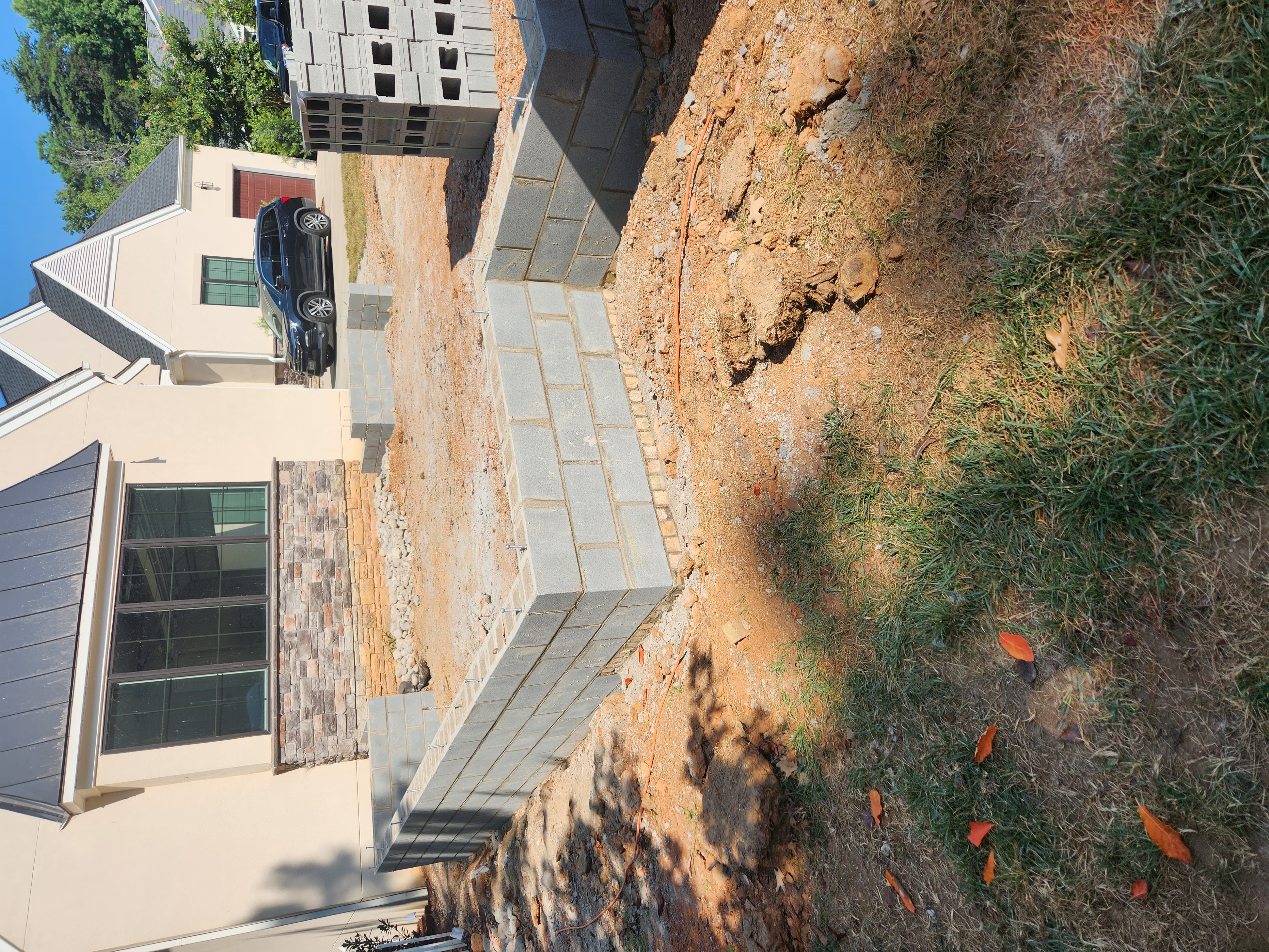 Residential foundation pour by SD Masonry in Charlotte, NC