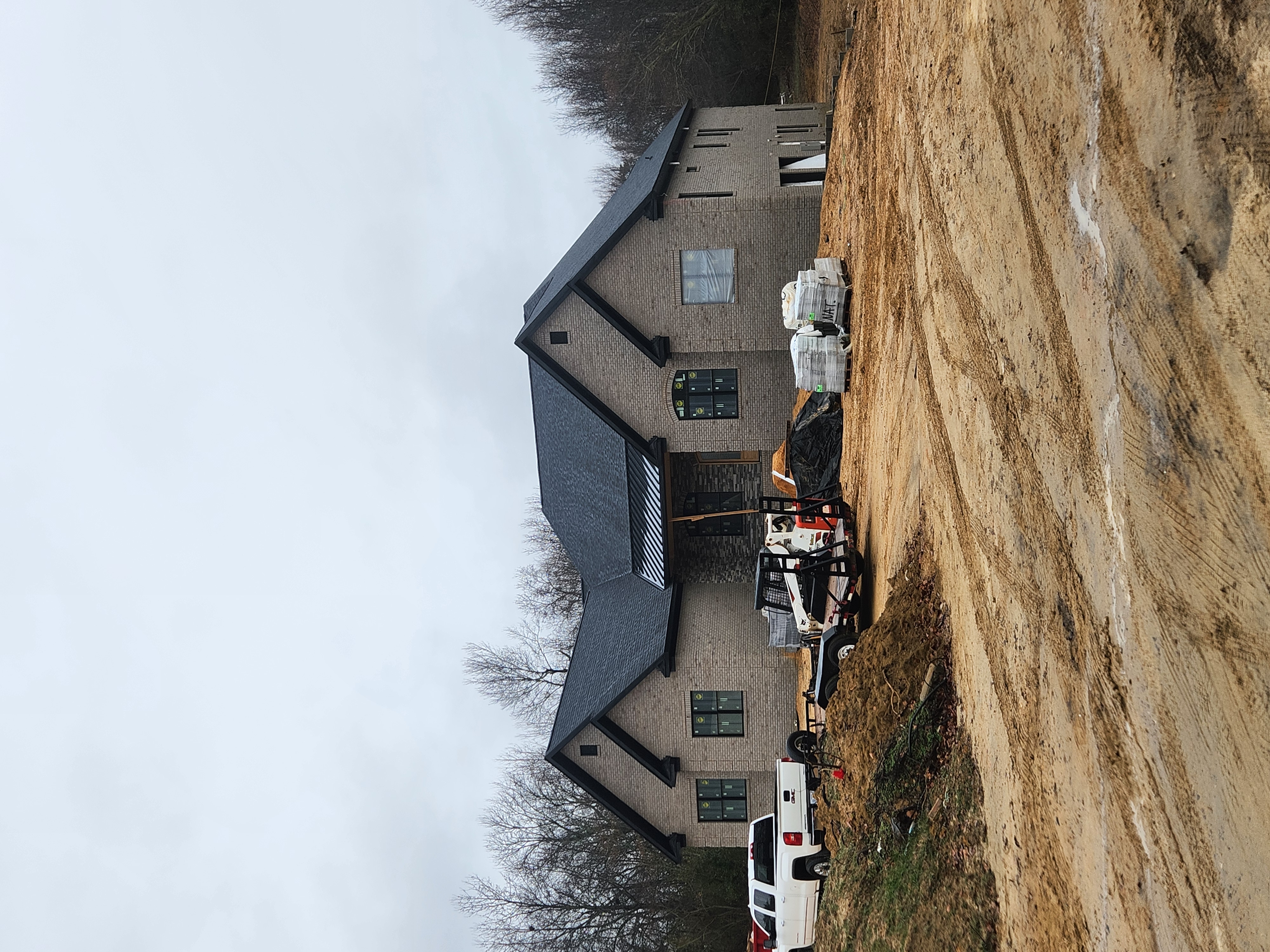 New brick home under construction by SD Masonry