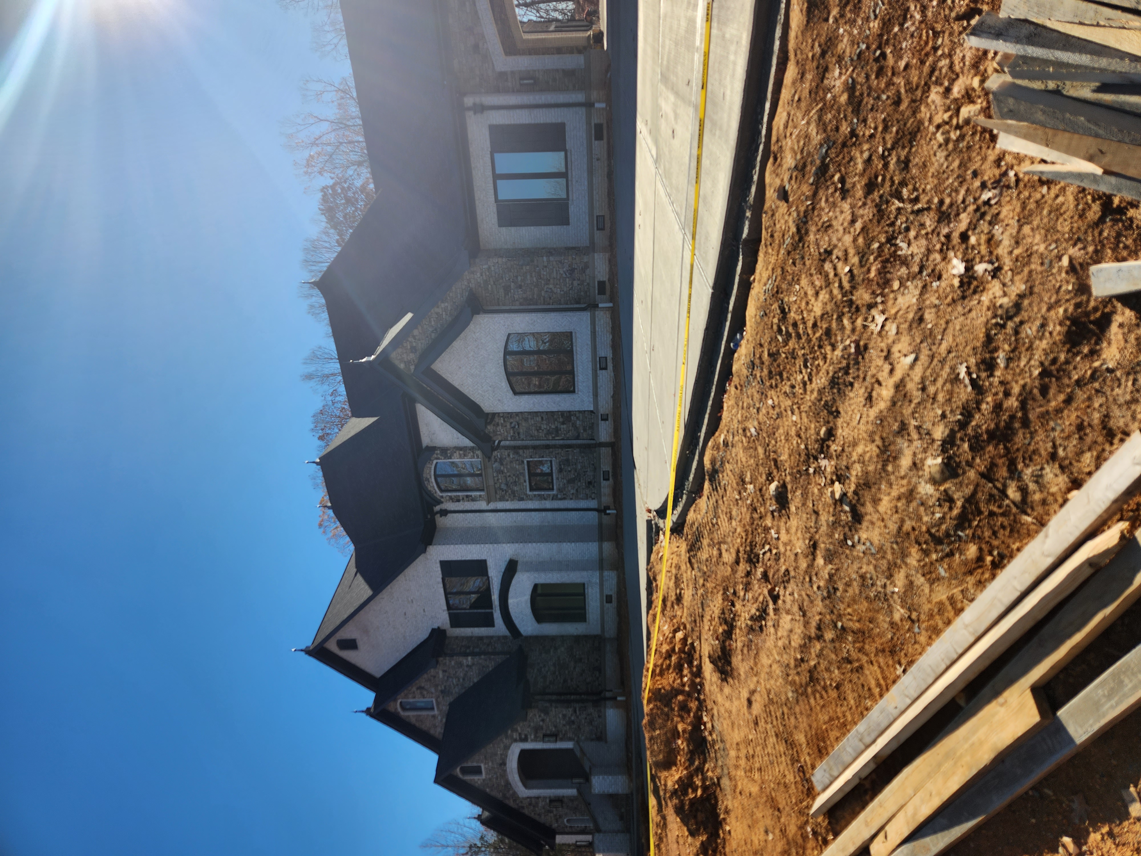 Stone and brick home exterior by SD Masonry